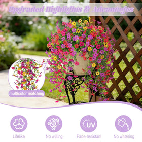 Hrobek UV-resistant outdoor daisies illuminate porches without fading.