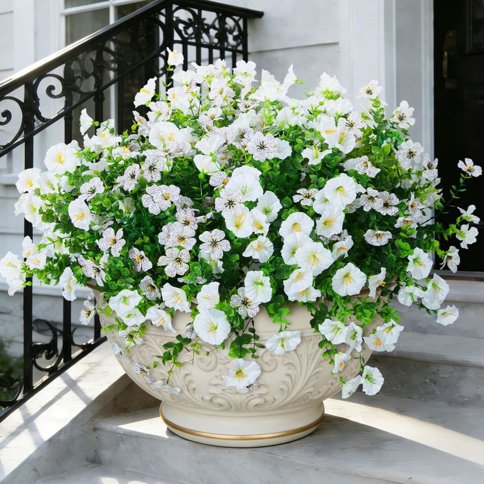 Hrobek white daisy bunch closeup enhances porch decor.