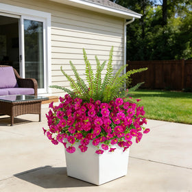 Hrobek no-maintenance display ideal for patios, balconies, and yards.
