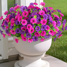 Hrobek outdoor artificial morning glory bundle for year-round garden color