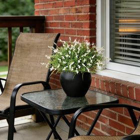 Hrobek faux plant bouquet stands up to weather for outdoor decor.