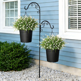 Hrobek monkey grass bouquet blends with outdoor furniture for inviting spaces.