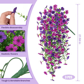 Hrobek faux hanging flowers are great for indoor and outdoor events and decor.