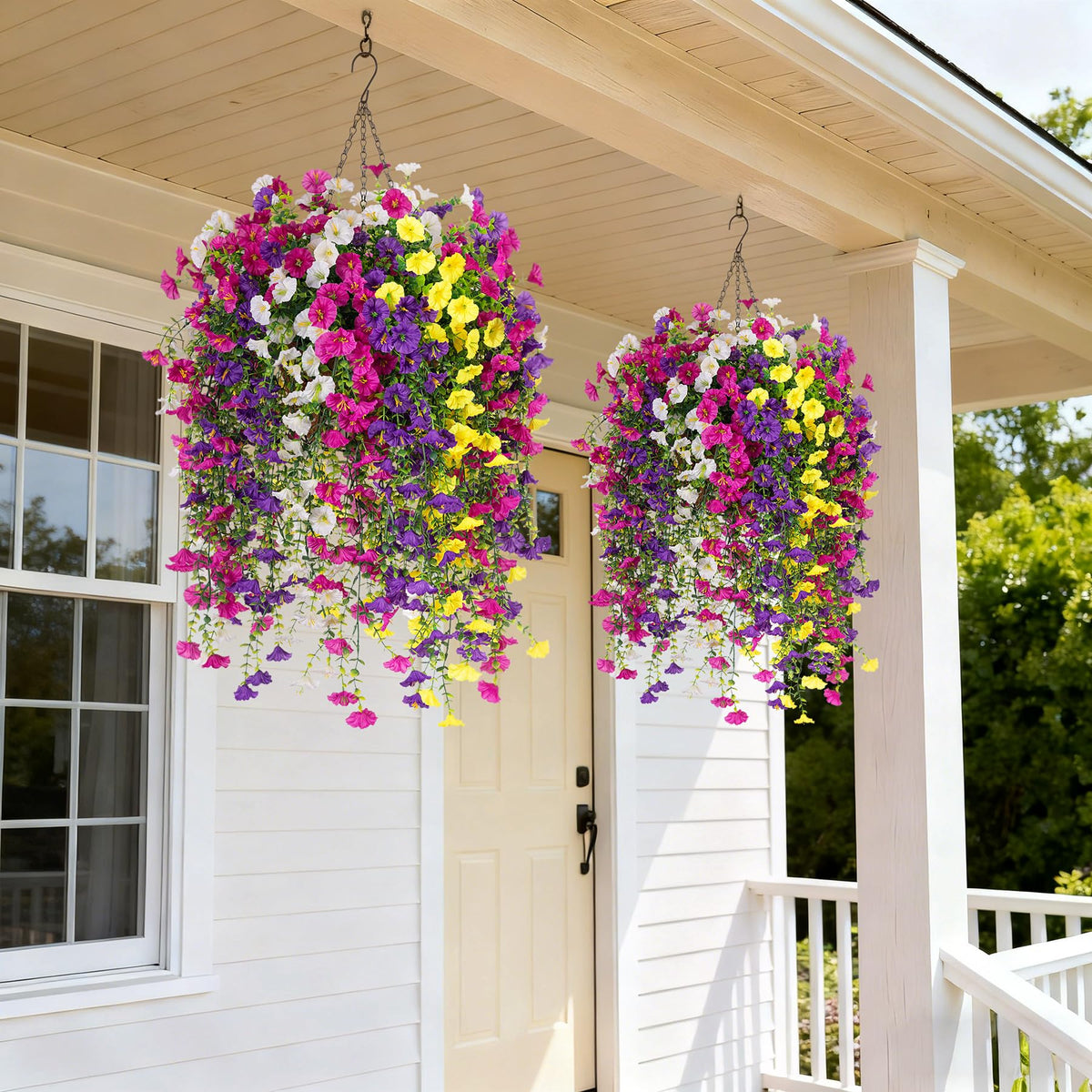 Hrobek indoor and outdoor faux flowers brighten living spaces and entryways