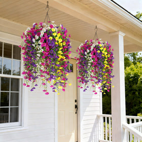 Hrobek indoor and outdoor faux flowers brighten living spaces and entryways