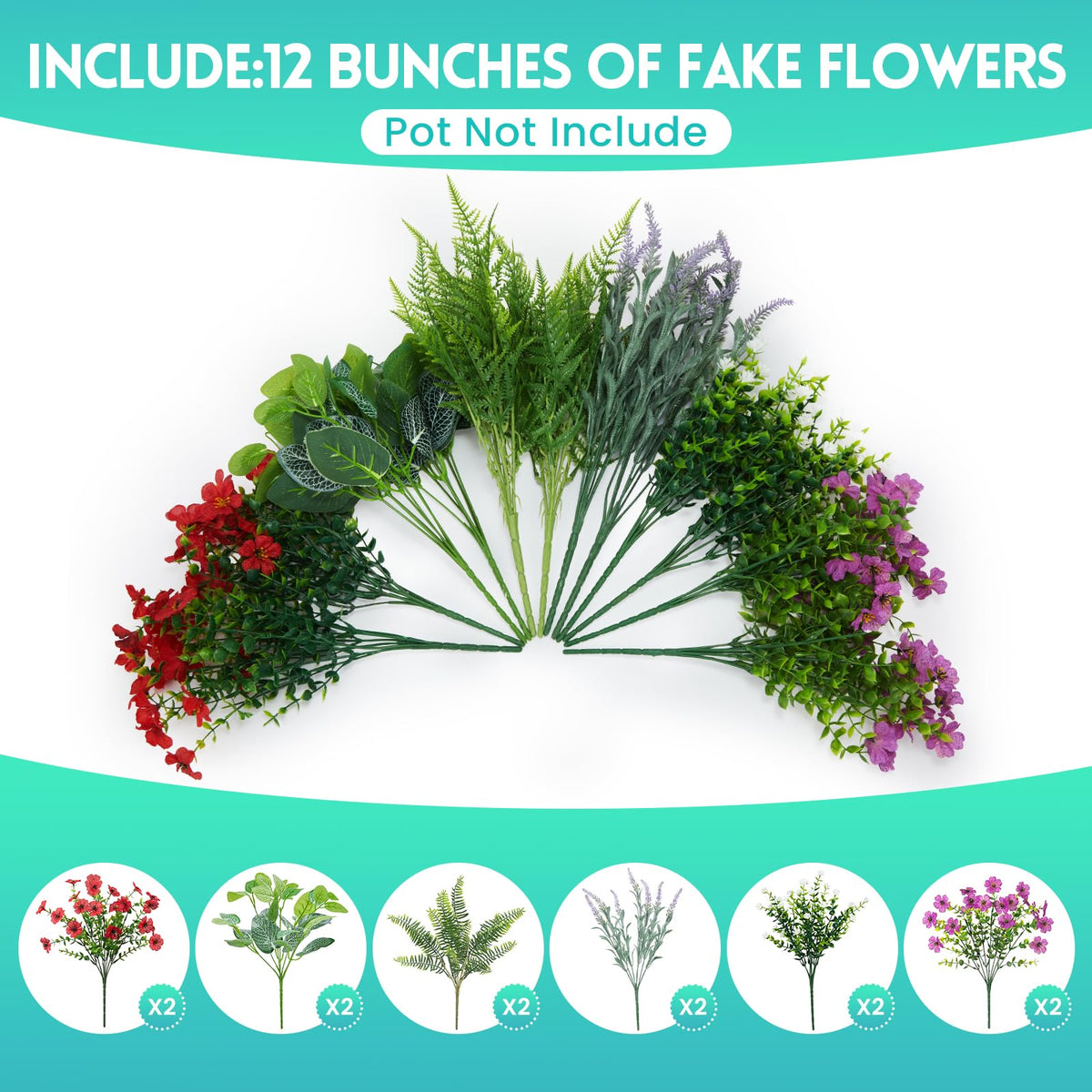 Hrobek silk flower patio ornament shown for elegant porch styling