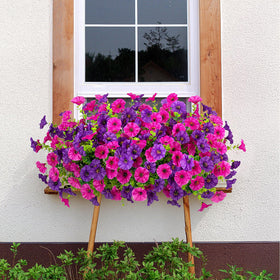 Hrobek table centerpiece morning glory arrangement stays vibrant