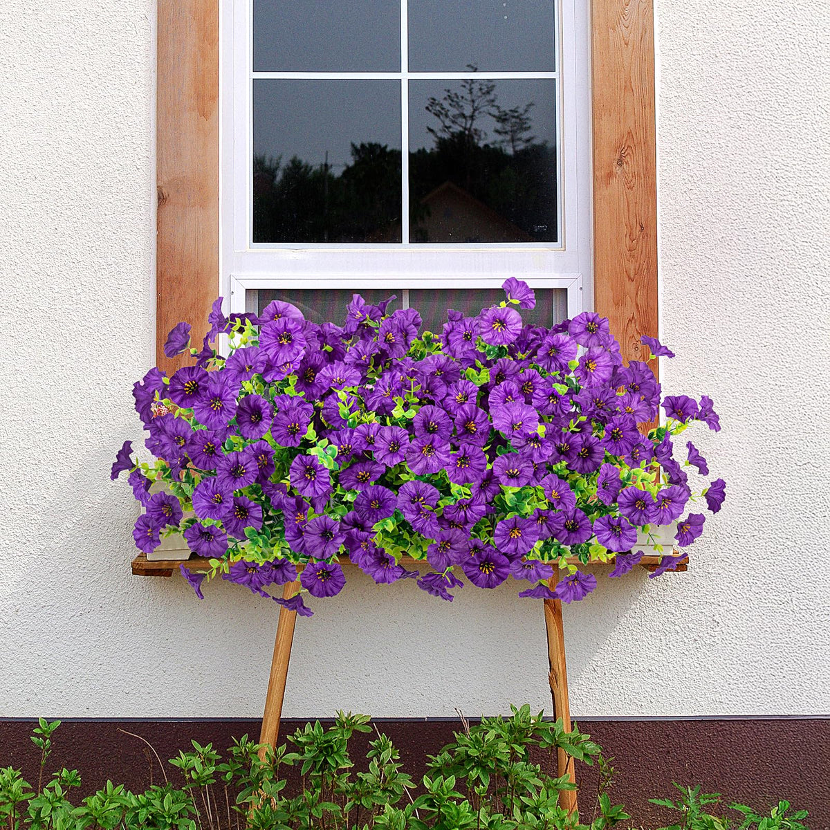 Hrobek table centerpiece with artificial flowers, no watering required.
