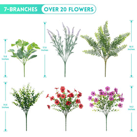 Hrobek UV-resistant artificial flowers designed to stay bright in sun and rain