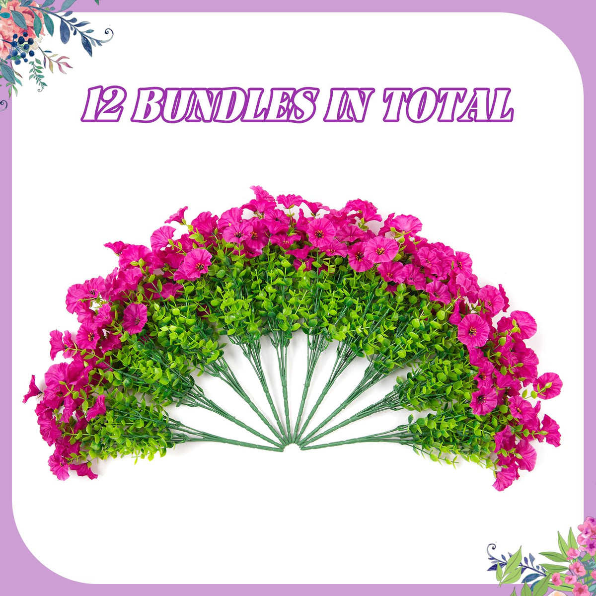 Hrobek weatherproof artificial flowers resist wind and rain for outdoor spaces.