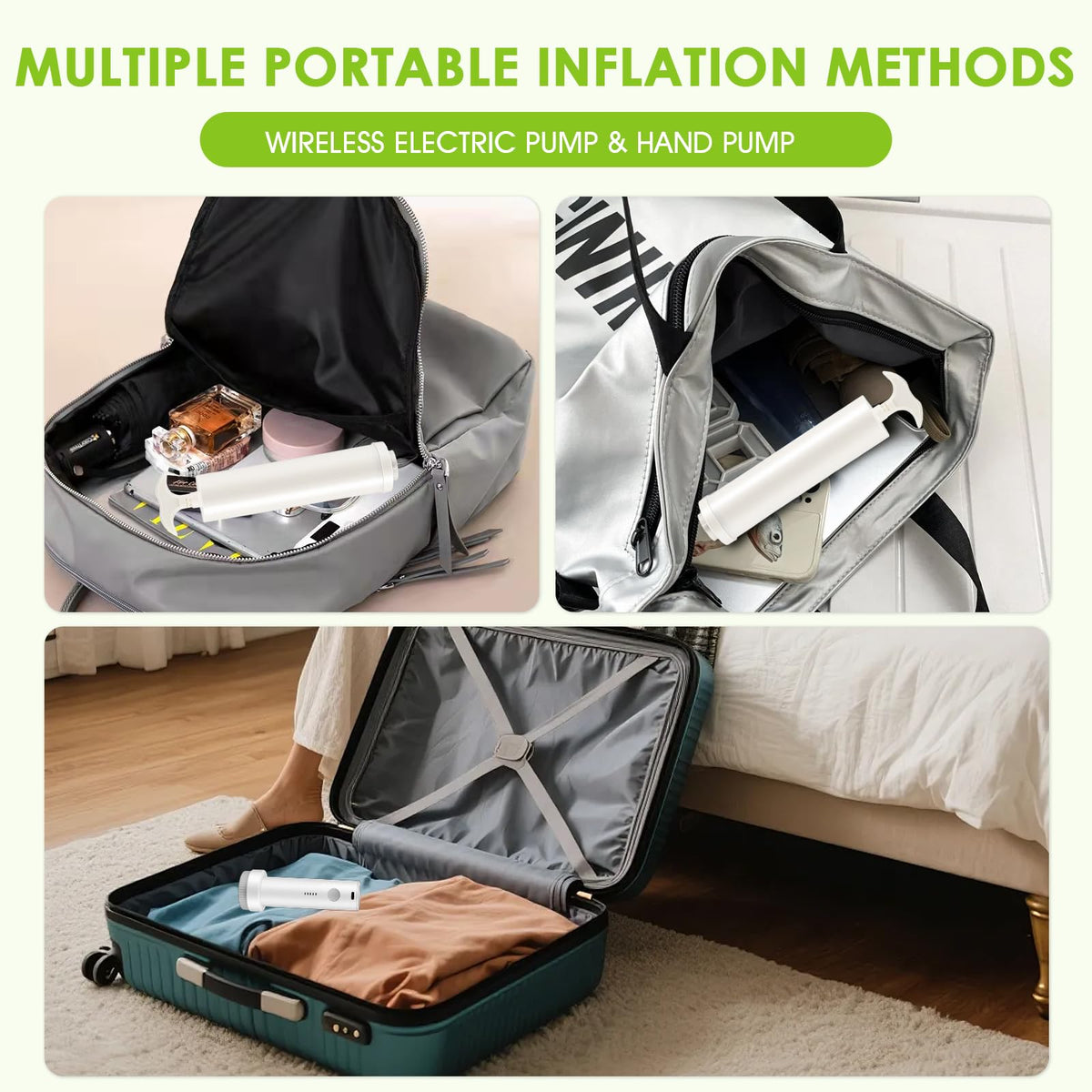 HRSDEIE travel set includes seven small bags for compact packing.