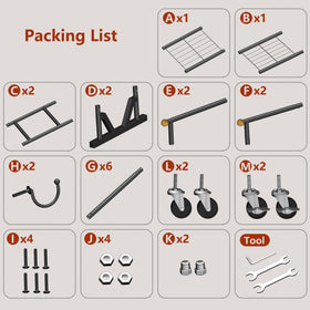 HRUSGO assembly ready in minutes with simple, clear instructions