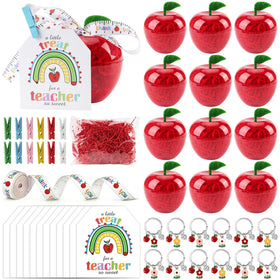 HSDSH apple container clear jar for gifting small treats at school events