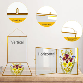HSDSH glass frame 5x7 designed for small artworks and cards
