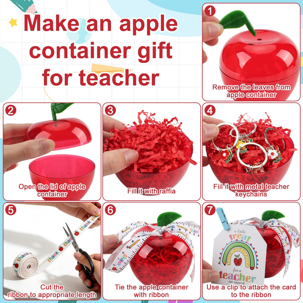 HSDSH ribbon and ruler roll adds festive touches to gift presentation