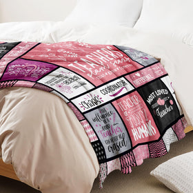 HSEFURNI keepsake blanket designed as a thoughtful teacher gift
