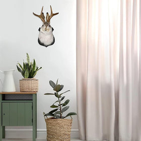 HSOSK antler rabbit head decor for modern interiors