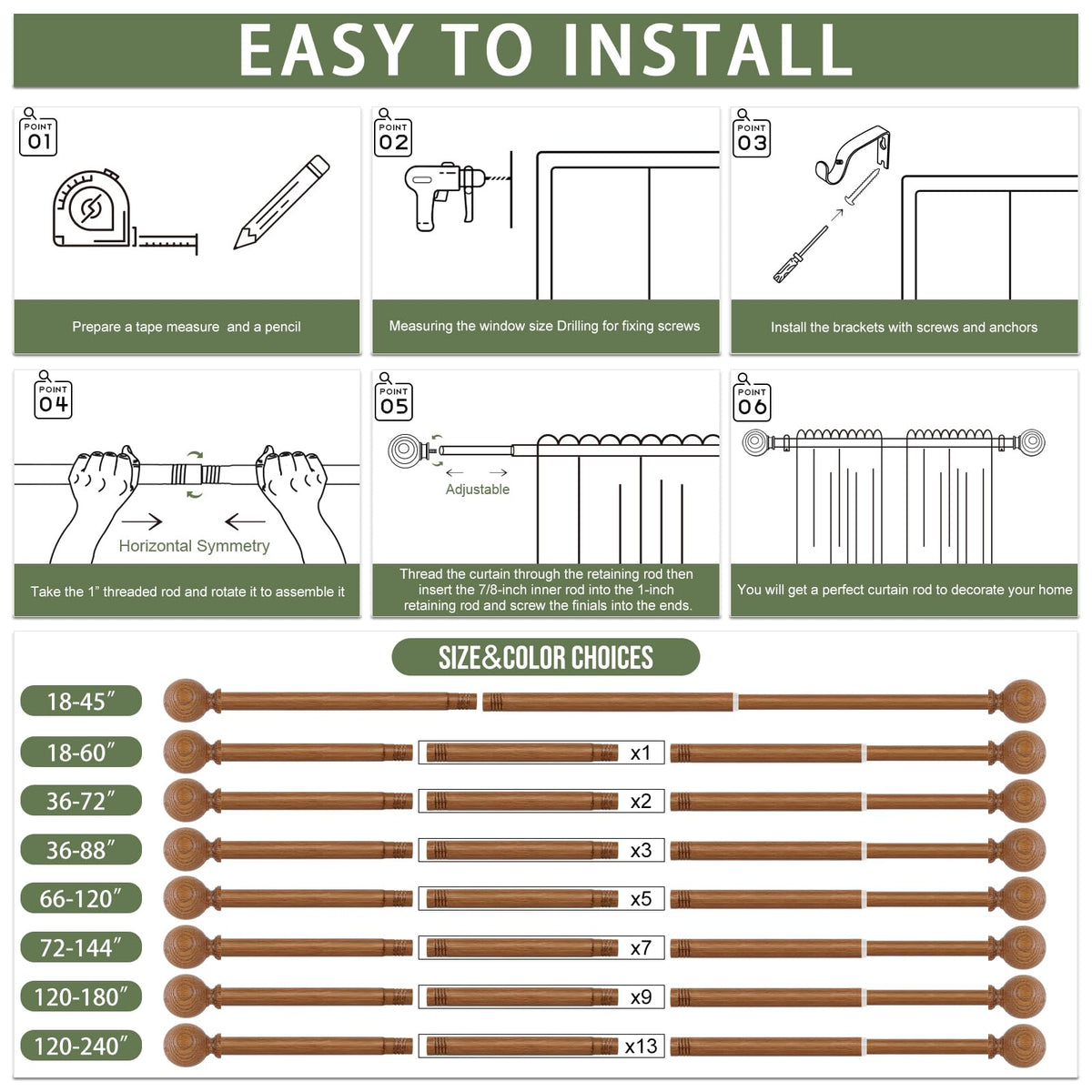 HTZON easy-install kit includes all mounting hardware