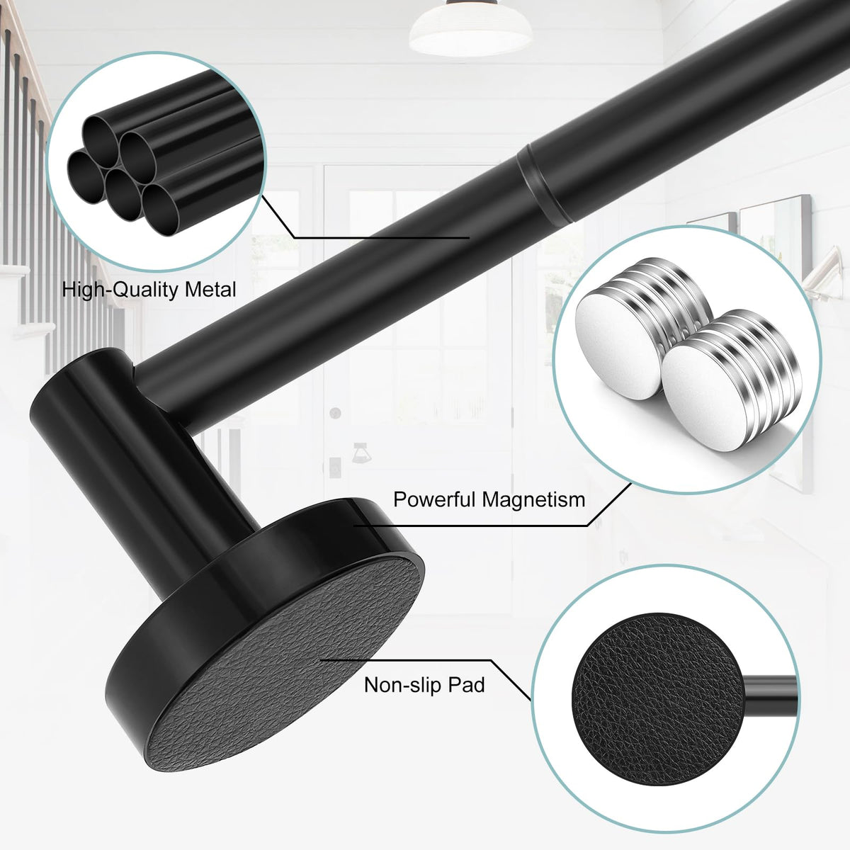 HTZON two-rod pack shown for versatile mounting options.
