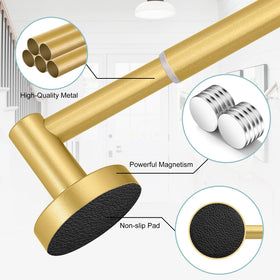 HTZON storage-utility rod mounted on metal surface for organization