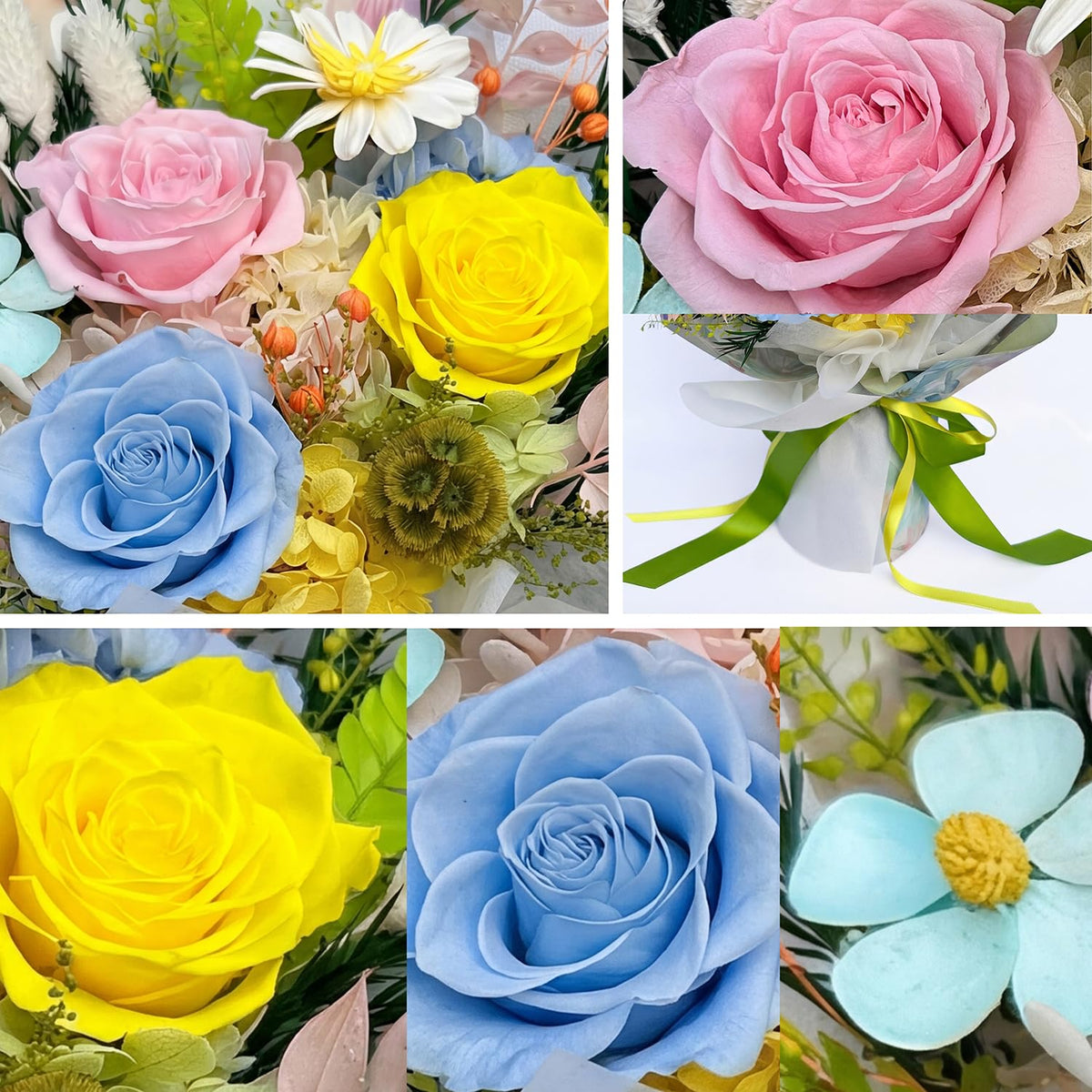 HUACHIPLUS Forever Flower set brings year-round charm without daily watering.