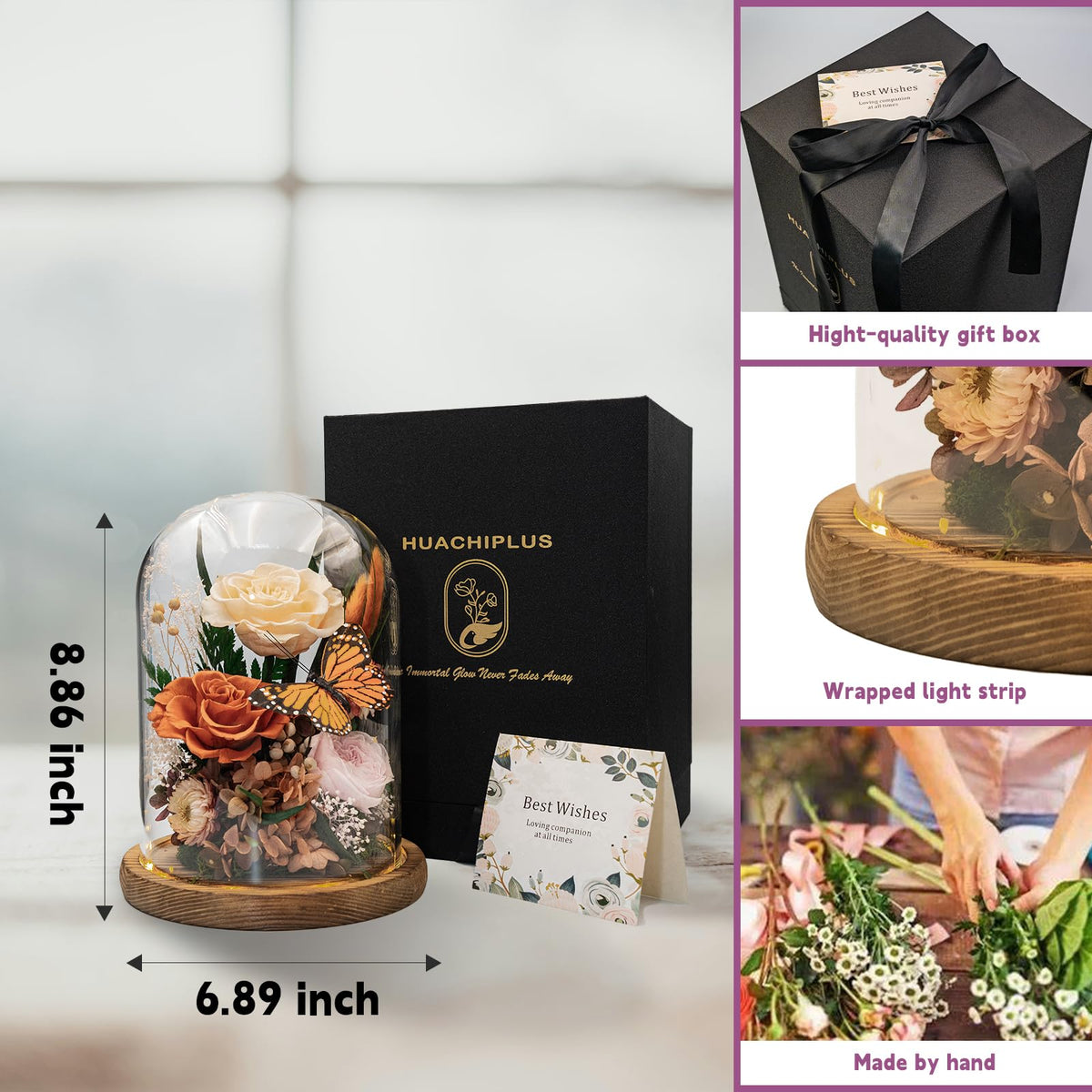 HUACHIPLUS Mother's Day romantic decoration brightens any room.