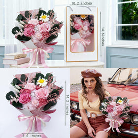 HUACHIPLUS natural elegance rose arrangement enhances any space