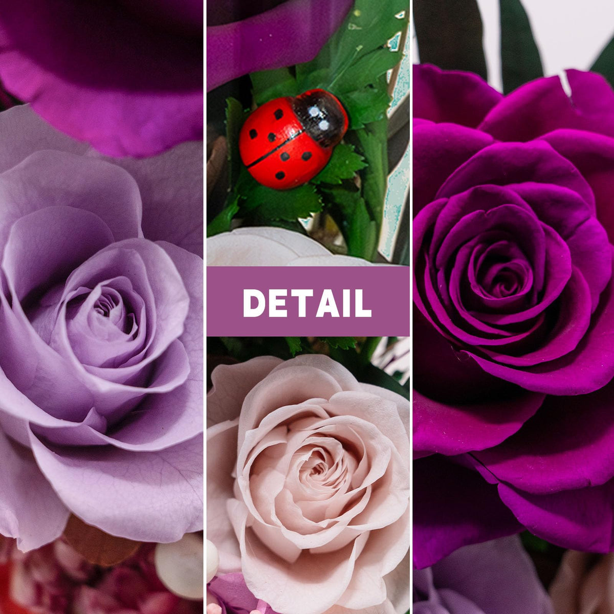 HUACHIPLUS elegant home decor with natural long-lasting flowers