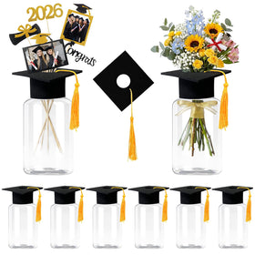 Huaerle Class of 2026 mason jar centerpiece with cap lid for a unified tablescape.