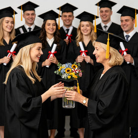 Huaerle easy assembly—cap, tassel, and decorations set in minutes.