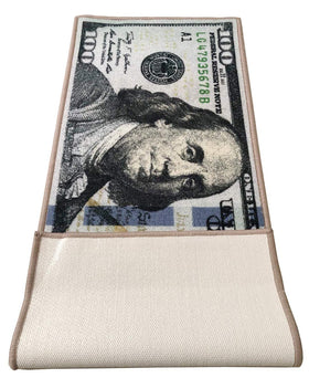 HUAHOO Money Rugs machine-washable design for quick refresh.