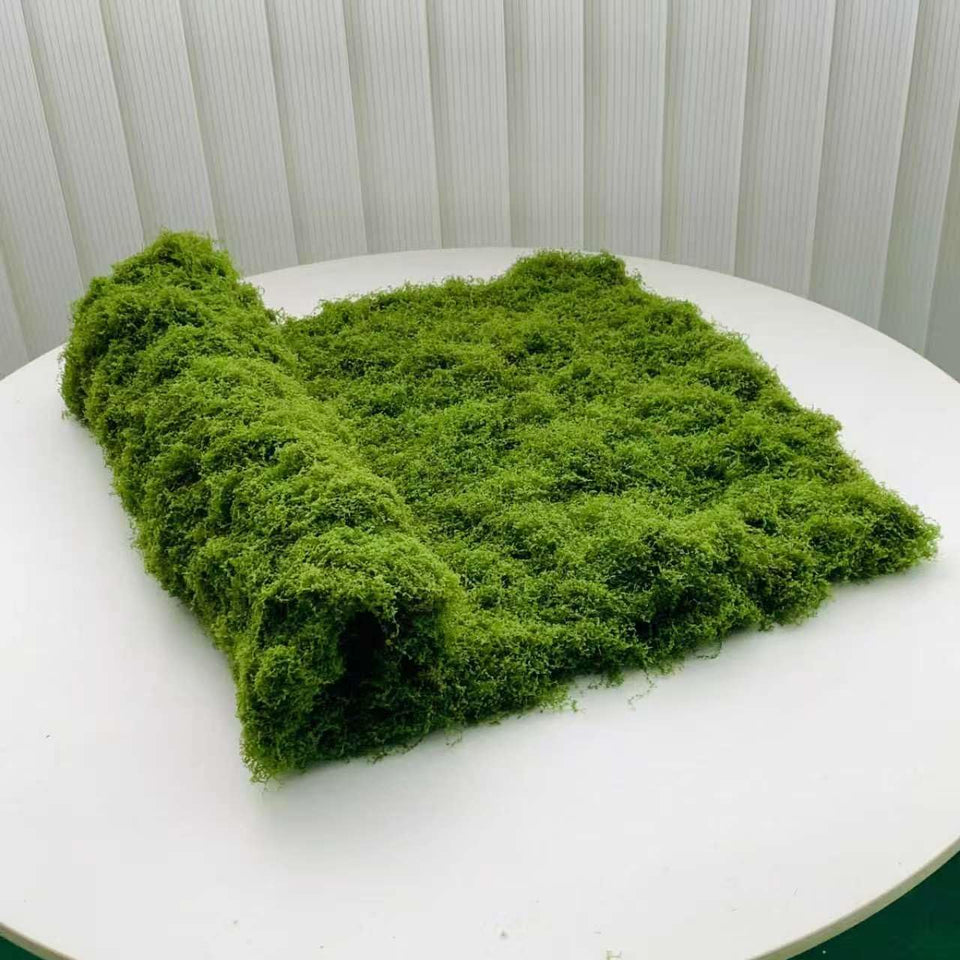 Huamanyuancraft artificial moss mat green 39-37 inch with lush wall coverage and low maintenance