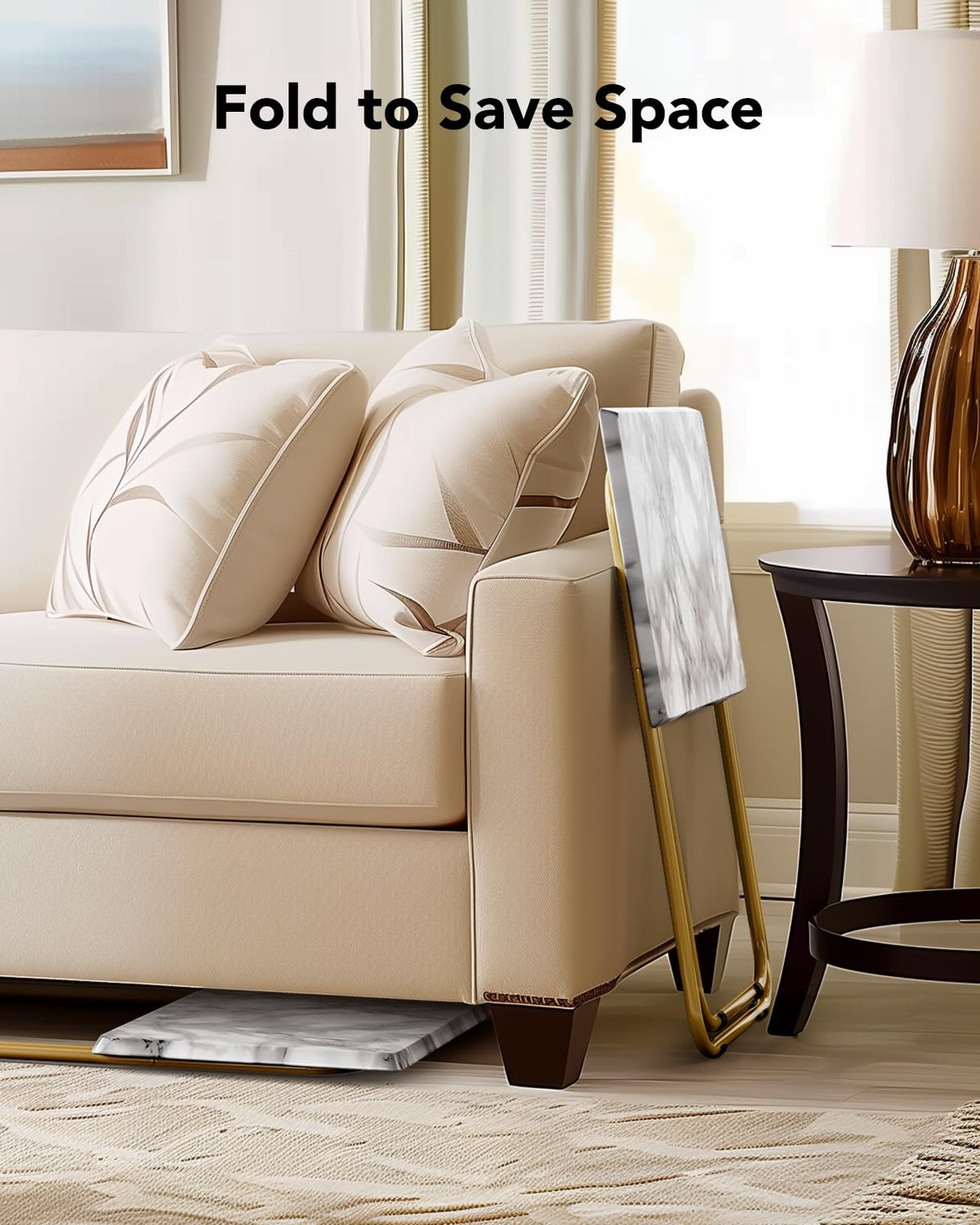 HUANUO non-slip pads keep table stable on carpets