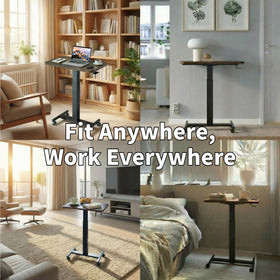 HUANUO sturdy metal H-base provides reliable support.