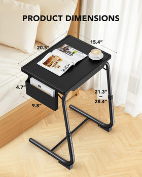 HUANUO TV Tray on bed for breakfast in bed use