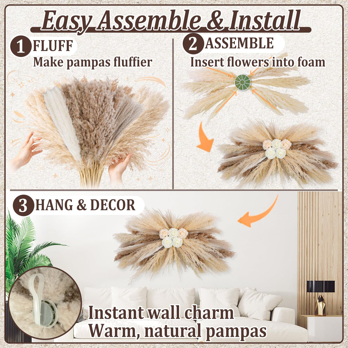 HUASHIYE decor on entryway mirror creates a welcoming focal point