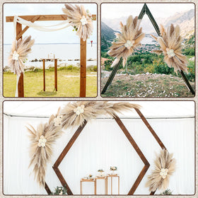HUASHIYE natural grasses and flowers mix adds rich texture to living space