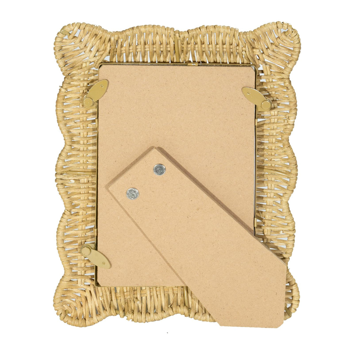 Bohemian tabletop display setup featuring HUAXIN CRAFT H wicker frame