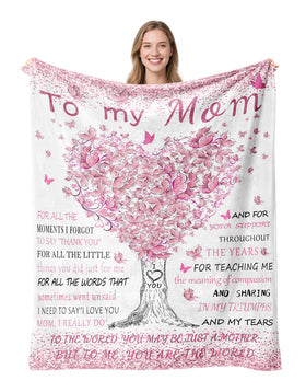 HUBSERUG Mothers Day blanket close-up fabric for luxurious warmth.