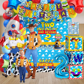 HUFAND milestone poster and balloon boxes—coordinated styling keepsakes.