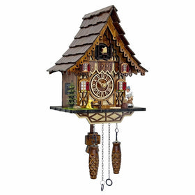 HUGE HAPPINESS cuckoo clock wall art face with precise quartz movement for reliable timekeeping