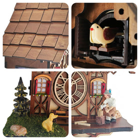 HUGE HAPPINESS cuckoo clock wall art volume control lets you adjust sound gently