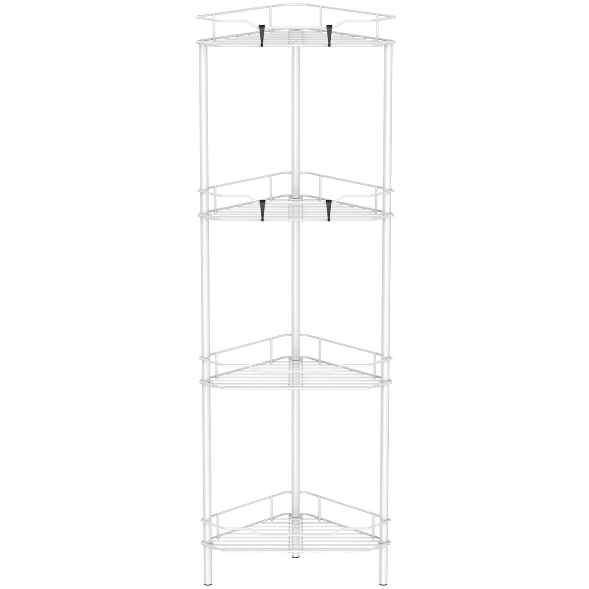 HuggieGems 4-tier shower caddy front view for organized bath storage