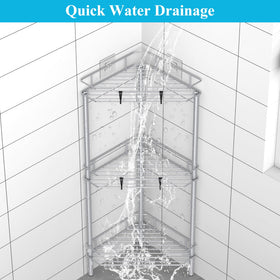 HuggieGems drainage-friendly base keeps shelves dry after use.