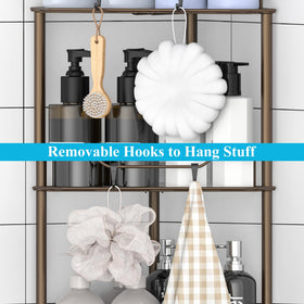 HuggieGems rustproof material ensures long-lasting bathroom organization