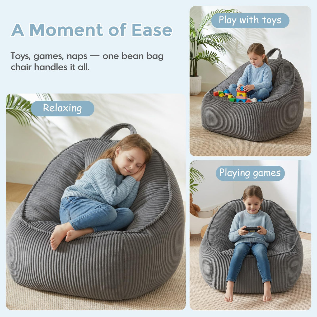 HUGHEAVEN gaming and reading nook setup for relaxed play.