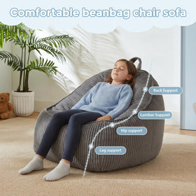 HUGHEAVEN lazy floor sofa for flexible living room seating.