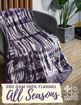 Huglanket cozy sofa setup demonstrating 50x65 inch coverage
