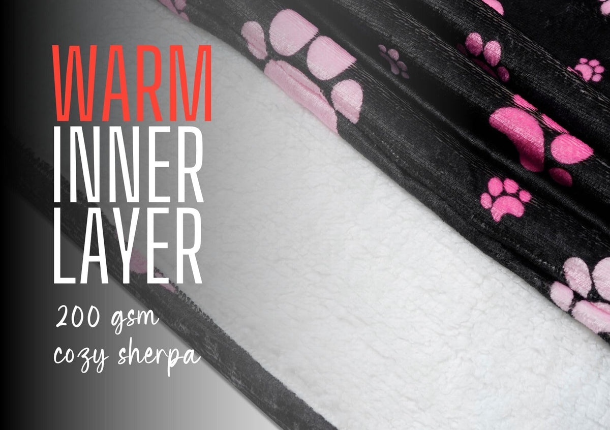 Huglanket soft flannel weave is breathable and cozy.