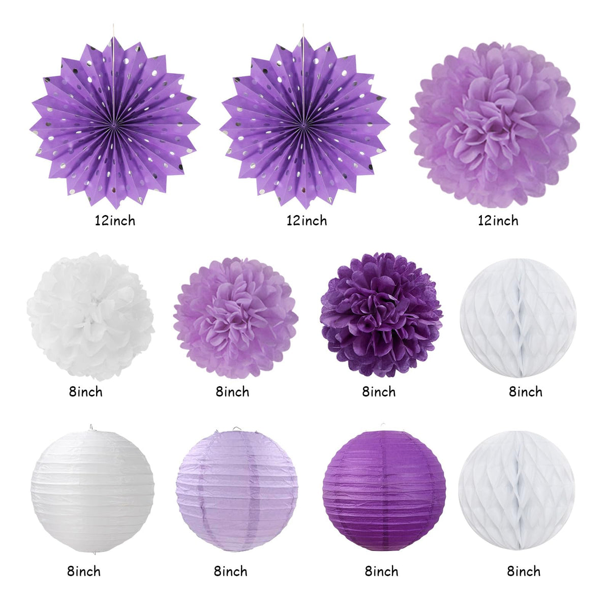 Huglony Circle Dots Paper Banner for wall decor and photo backdrops